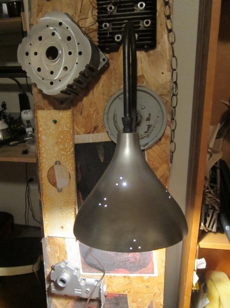 Left over pipe and pulley.