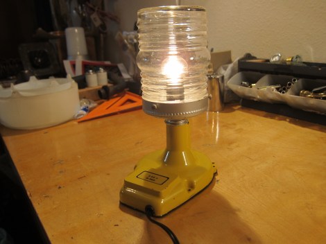 Small engine case and out door fixture. 